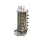 Dujinis kebabų grilis Maxima – 4 degikliai (50 kg mėsos)