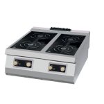 Premium indukcinė viryklė – 4 degikliai – elektrinė – dviguba – 90 cm gylio